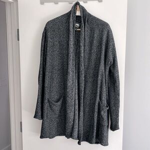 Roots Snowy Fox Open Cardigan Black Fox